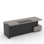 Alice Executive Table: Premium L-Shape Office Desk with Customization Options