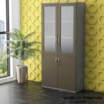Full Height Glass Door Cabinet Combo