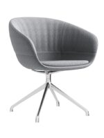 CH-04 Grey Fabric Chrome Base