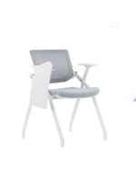 HY-130C White Frame Grey Mesh Grey Fabirc