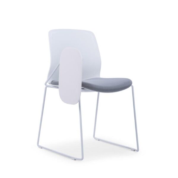 EMS-004C White Frame Grey Fabric