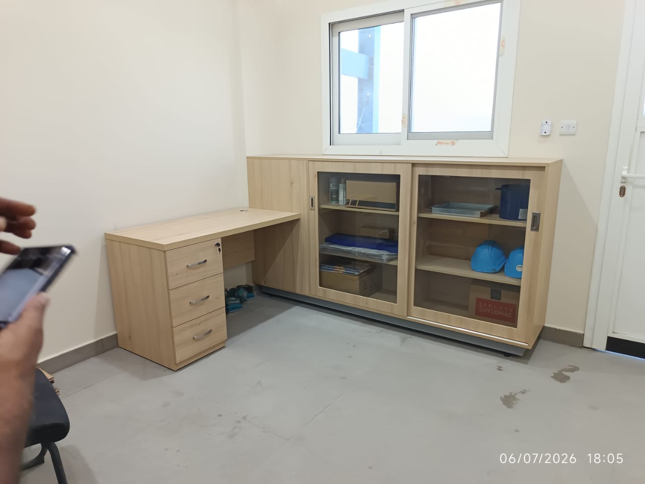 office storage unit and corner kitchen sink cabinet in Dubai